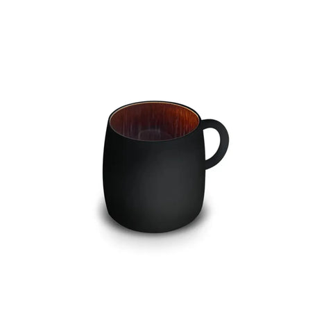 Karaca Galactic Reactive Glaze Tasse Set für 2 Personen, 2 Teilig, Schwarz