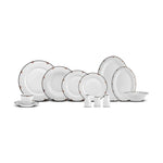 Karaca Nora 12 Person Dinnerware Set, 74 Piece, New Generation Bone