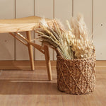 Karaca Rapsody Seagrass Storage Basket, 28x25 cm