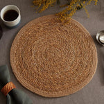 Karaca Boho Seagrass & Jute Placemat, 37 cm