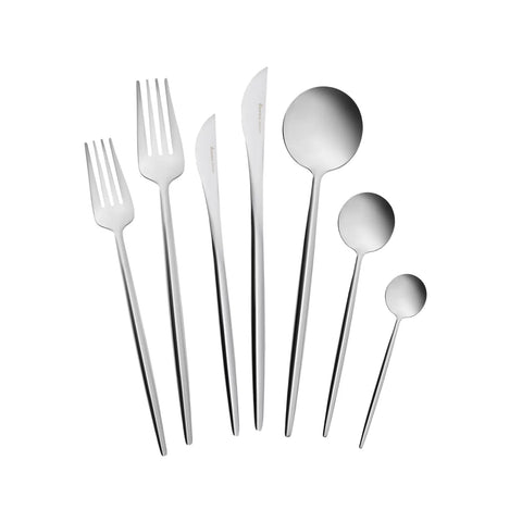 Karaca Jupiter Premium Besteck Set für 12 Person Platin, 84 Teilig 