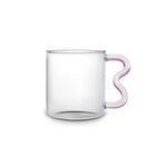 Karaca Miracle Mug, Pink Zigzag Handle