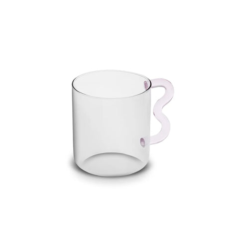 Karaca Miracle Tasse, Rosa Henkel im Zickzack