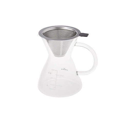 Karaca Bennet Filterkaffee-Kanne, Glas, 500 ml