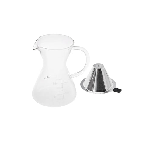 Karaca Bennet Filterkaffee-Kanne, Glas, 500 ml