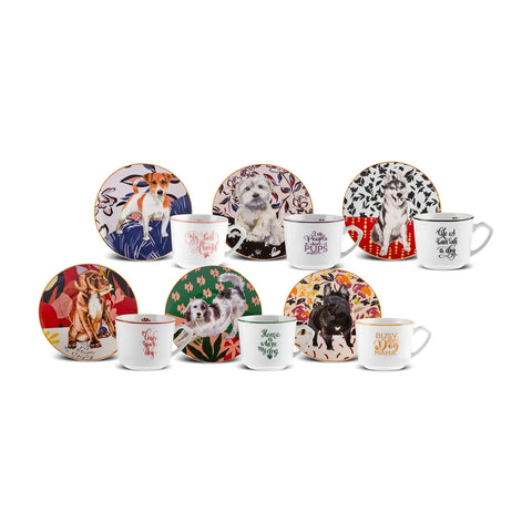 Karaca Perro Kaffeetasse für 6 Personen, 80 ml