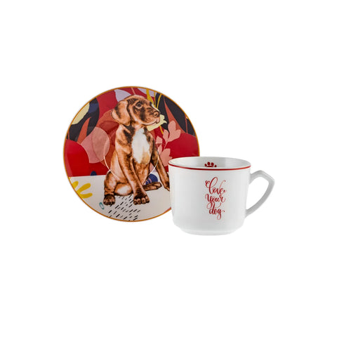 Karaca Perro Kaffeetasse für 6 Personen, 80 ml