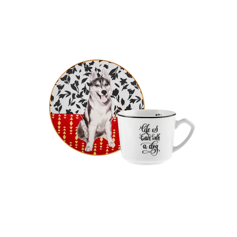 Karaca Perro Kaffeetasse für 6 Personen, 80 ml