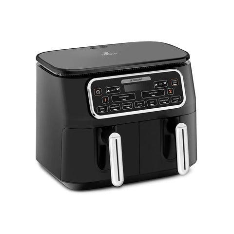 Karaca Air Cook Duo Hausmannskost XXXL 8 Liter Airfryer, Black Chrome, 8 Personen, 2500W