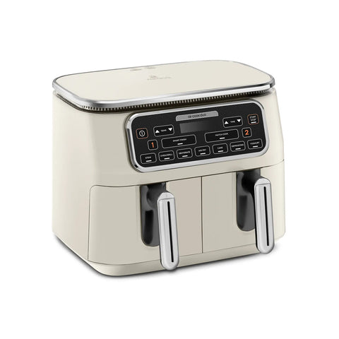 Karaca Air Cook Duo Hausmannskost XXXL 8 Liter Airfryer, Starlight, 8 Personen, 2500W