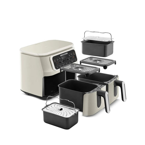 Karaca Air Cook Duo Hausmannskost XXXL 8 Liter Airfryer, Starlight, 8 Personen, 2500W