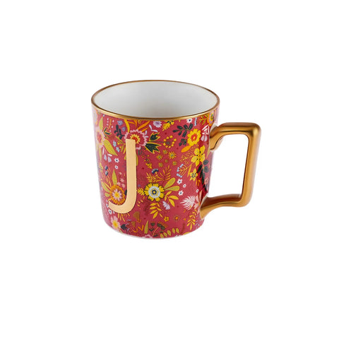 Karaca Blume J Brief Tasse 350 ml