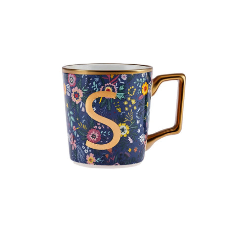 Karaca Blume S Brief Tasse, 350 ml