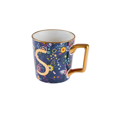 Karaca Blume S Brief Tasse, 350 ml