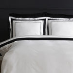 Karaca Home White Coll Charlotte Double Duvet Cover Set, White, Satin 