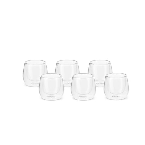 Karaca Anthon Flattened Espressotasse Set, 6 Teilig