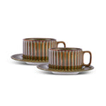 Karaca Cereus Tea Set for 2 Person, 4 Piece, Green