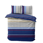 Nautica Bradford Double Duvet Cover Set, 200x200, 2x80x80