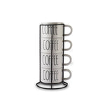 Karaca Coffee Standtasse, 5 Teilig, 180 ml