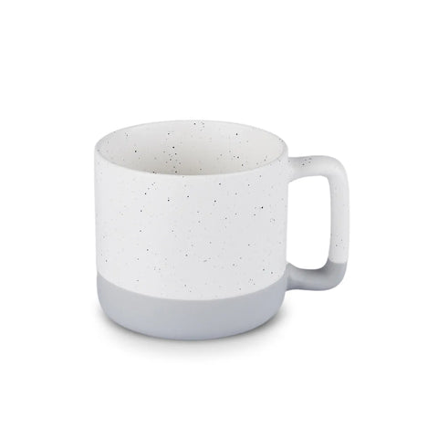 Karaca Maybel Tasse, Weiß Grau, 400 ml