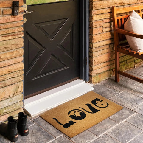 Kaşmir Halı Cat Love Coco Doormat 45x75 cm