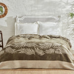 Karaca Home Leaf Single Cotton Blanket