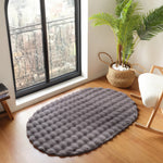 Kaşmir Halı Cosy Premium Bubble Anthrazit Oval 100x150 cm