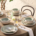 Karaca Abby Green 6-Person Dinner Set, 24 Pieces