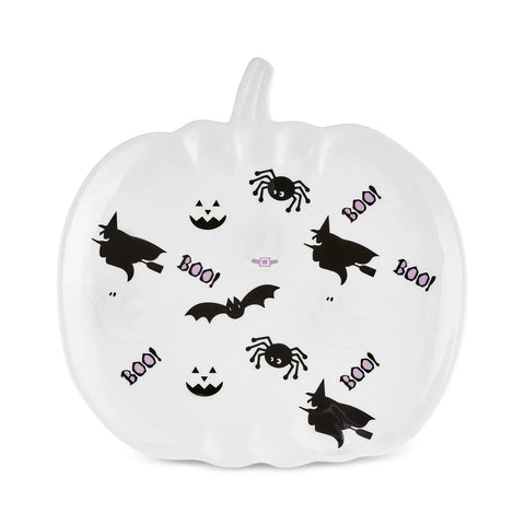 Karaca Halloween 24 Servierteller, Spirit White, 26 cm