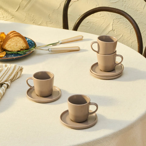 Karaca Eric 8-teiliges Espressoglas-Set für 4 Personen