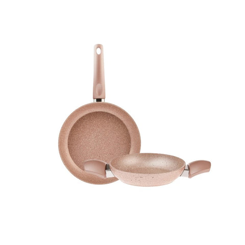 Karaca Biogranite Induction Pan Set 2 Piece Rose Gold