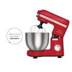 Karaca Mastermaid Chef Stand Mixer Red 1500W 5 Lt