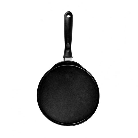 Karaca Love of Kitchen Induktionsbasierter schwarzer Biogranit-Pfannkuchen und Crepe-Pfanne 26cm